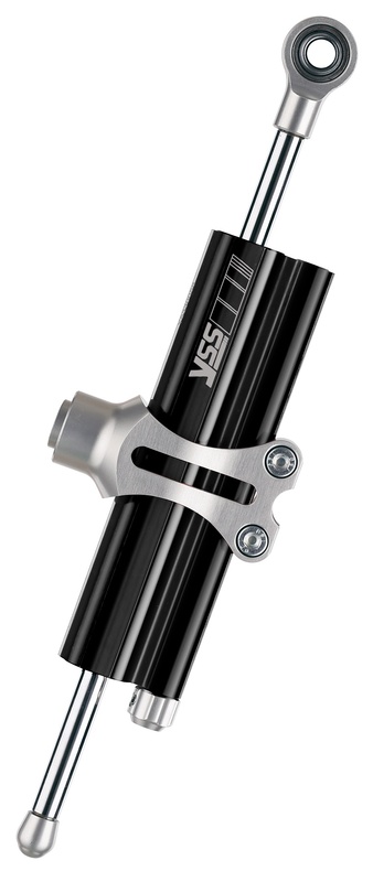YSS Steering Damper Stroke 120 Black, black