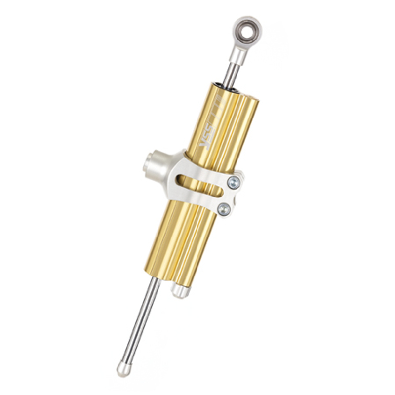 YSS Steering Damper Stroke 120 Gold, black, black