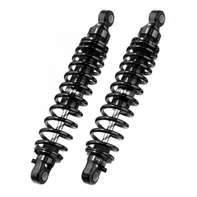 BITUBO WME02V2 Twin Rear Shock Absorbers - Black, black