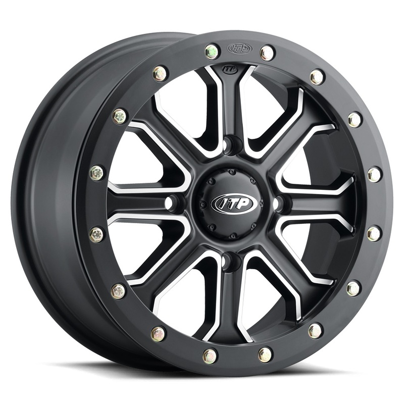 ITP Jante Velocity 14x7 4x156 5+2 (+40mm) noir mat/poli