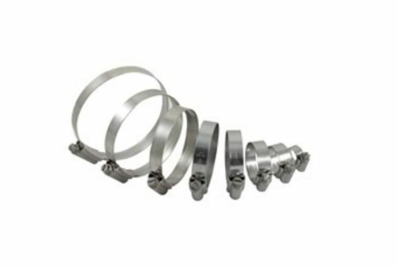 SAMCO Hose Clamps Kit for SAMCO Radiator Hoses 44005625/44005621, white, white