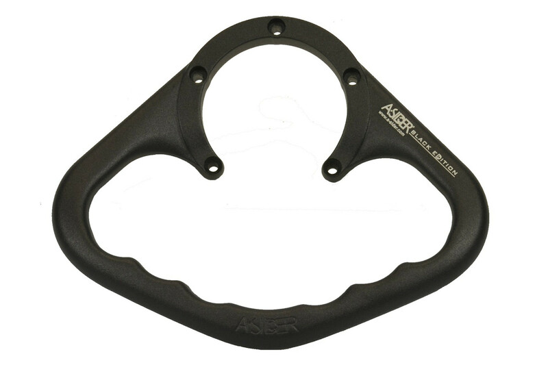 A-SIDER Poignée de réservoir Black Edition 5 vis noir Honda