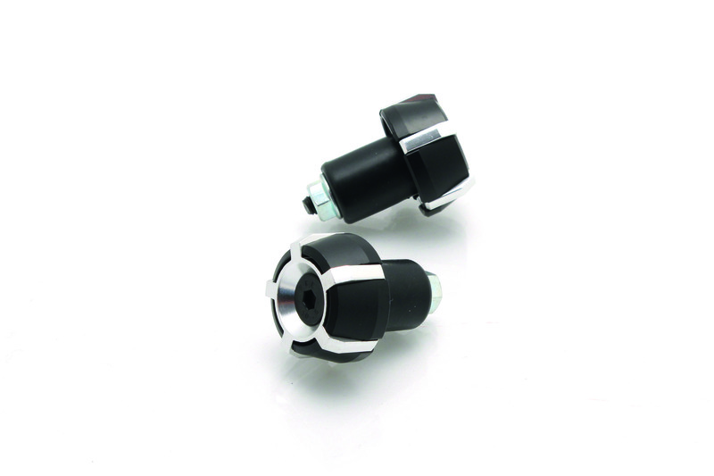 V PARTS Spark Ø18mm Bar Ends Black/Silver, black