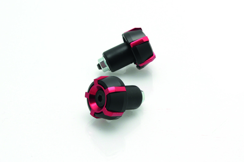 V PARTS Spark Ø18mm Bar Ends Black/Red, black