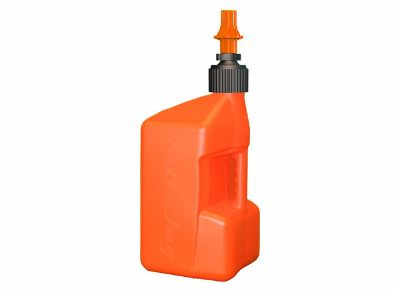 TUFFJUG 汽油罐凝灰岩罐 20L 半透明橙色 / 橙色盖 - 快速填充盖