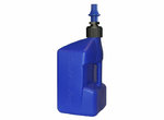 TUFFJUG TUFF JUG 20L Contenitore di benzina blu traslucido / Tappo blu - Tappo di riempimento rapido