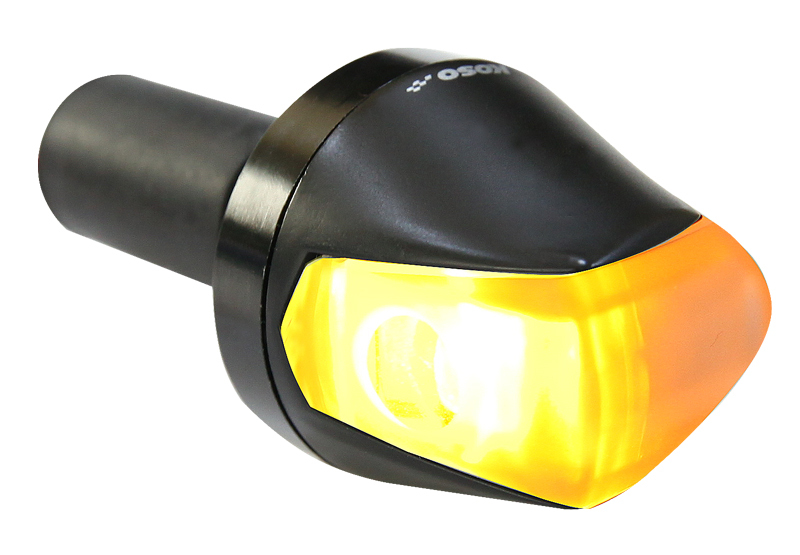 KOSO Knight Indicator LED Matte Black/Smoked Universal by unit, black