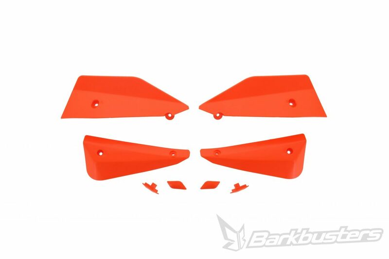 BARKBUSTERS Sabre Deflector Set - Orange, white, white