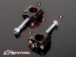 RENTHAL Styrbroar Ø28,6mm Fatbar/Twinwall