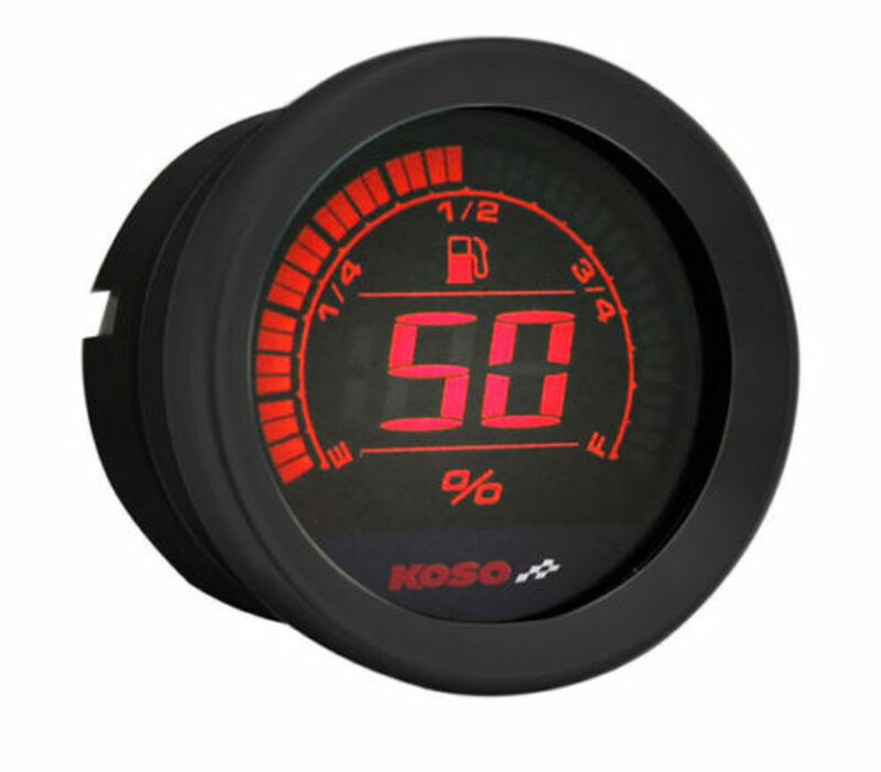 KOSO Indicatore carburante HD-02F nero