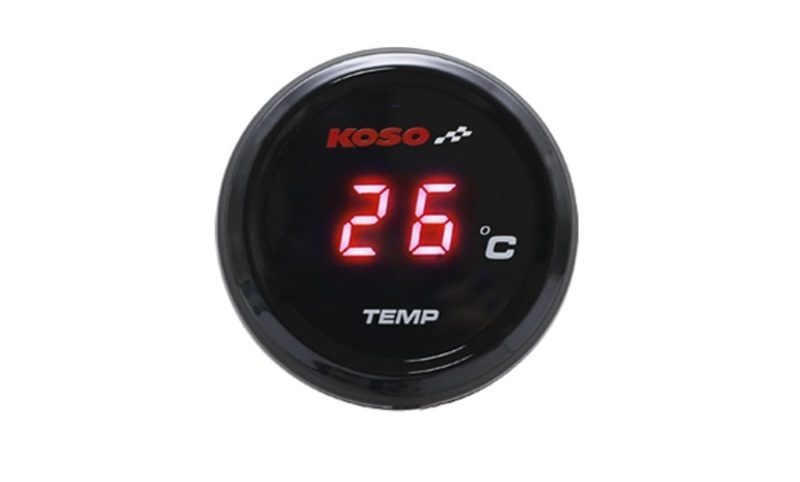 KOSO i-GEAR Wassertemperaturmesser rotes Display - günstig kaufen