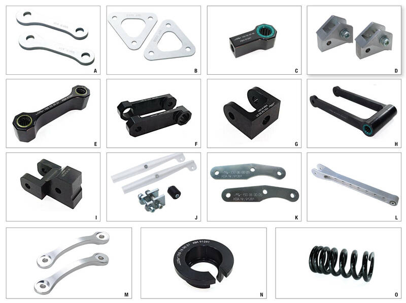 ALLOY ULTIMA Lowering Kit -25mm Type A Yamaha MT-09