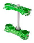 XTRIG Gabel-T-Shirt ROCS Tech grün Offset 23mm Kawasaki KXF