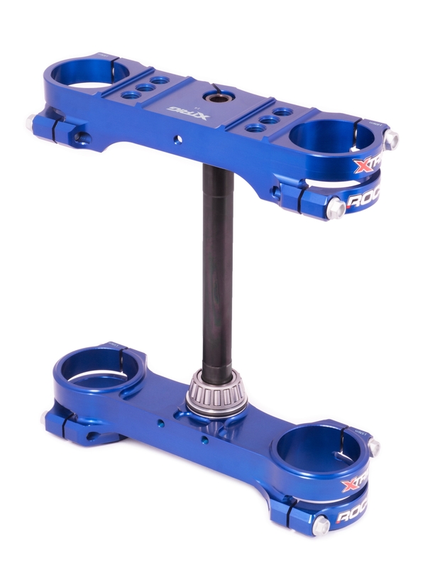 XTRIG Rocs Triple Clamp Offset 14mm PHDS Blue KTM SX85, blue