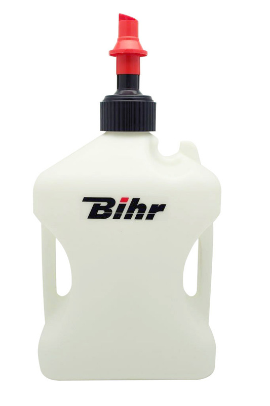 BIHR Home Track Fuel Jug TÜV Homologated White 10L, white