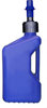 Preview image for TUFFJUG TUFF JUG Fuel Can w/ Ripper Cap 10L Translucent Blue/Blue Cap