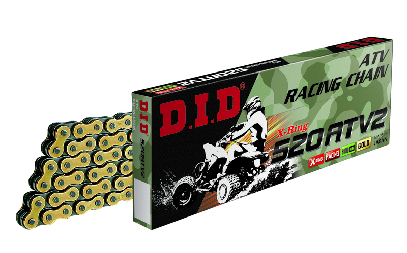 D.I.D 520ATV2 X-Ring Drive Chain 520, Black