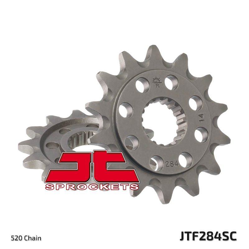 JT SPROCKETS Pignon acier anti-boue 284 - 520