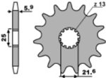 PBR Standard stål tannhjul 565 - 520