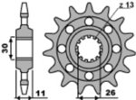PBR Standard tannhjul foran i stål 579M - 520