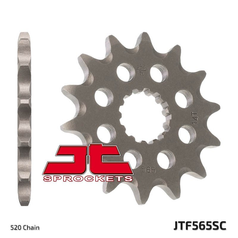 JT SPROCKETS Steel Self-Cleaning Front Sprocket 565 - 520