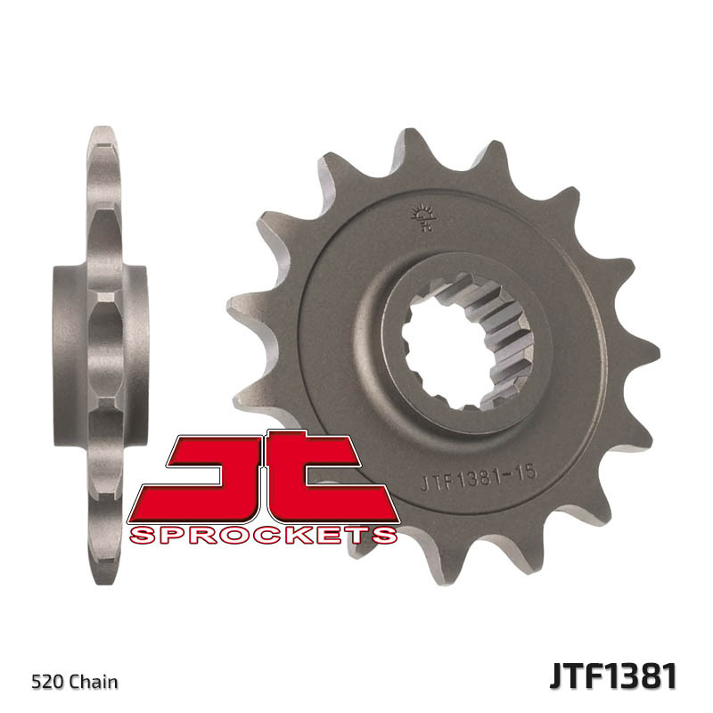 JT SPROCKETS Steel Standard Front Sprocket 1381 - 520