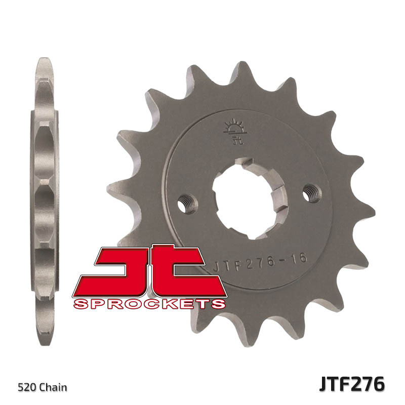 JT SPROCKETS Steel Standard Front Sprocket 276 - 520, Size 100 mm, Size 100 mm