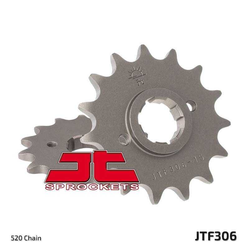JT SPROCKETS Steel Standard Front Sprocket 306 - 520, Size 100 mm, Size 100 mm