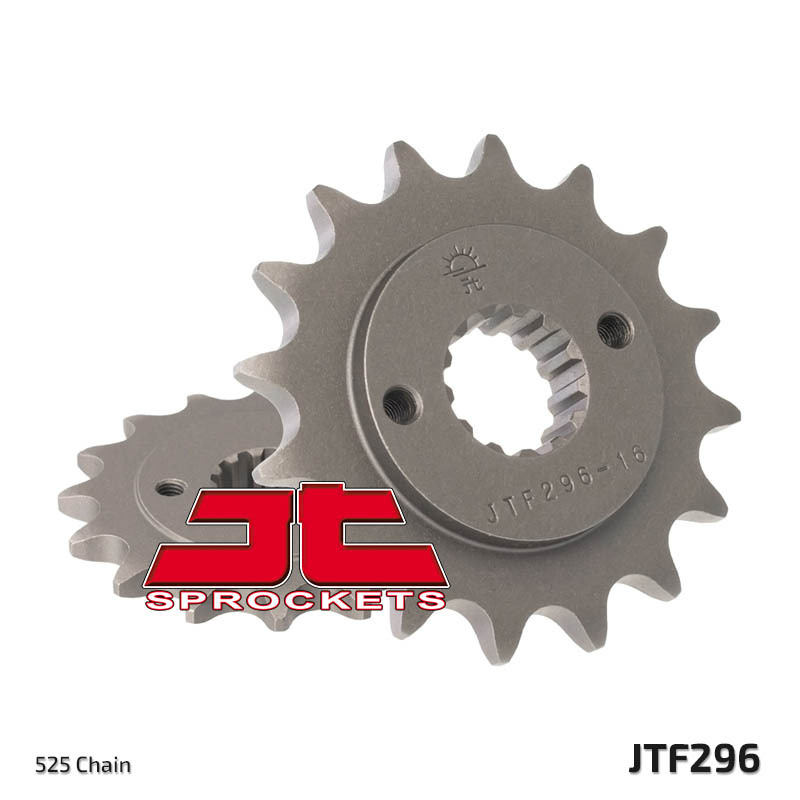 JT SPROCKETS Steel Standard Front Sprocket 296 - 525, Size 100 mm, Size 100 mm