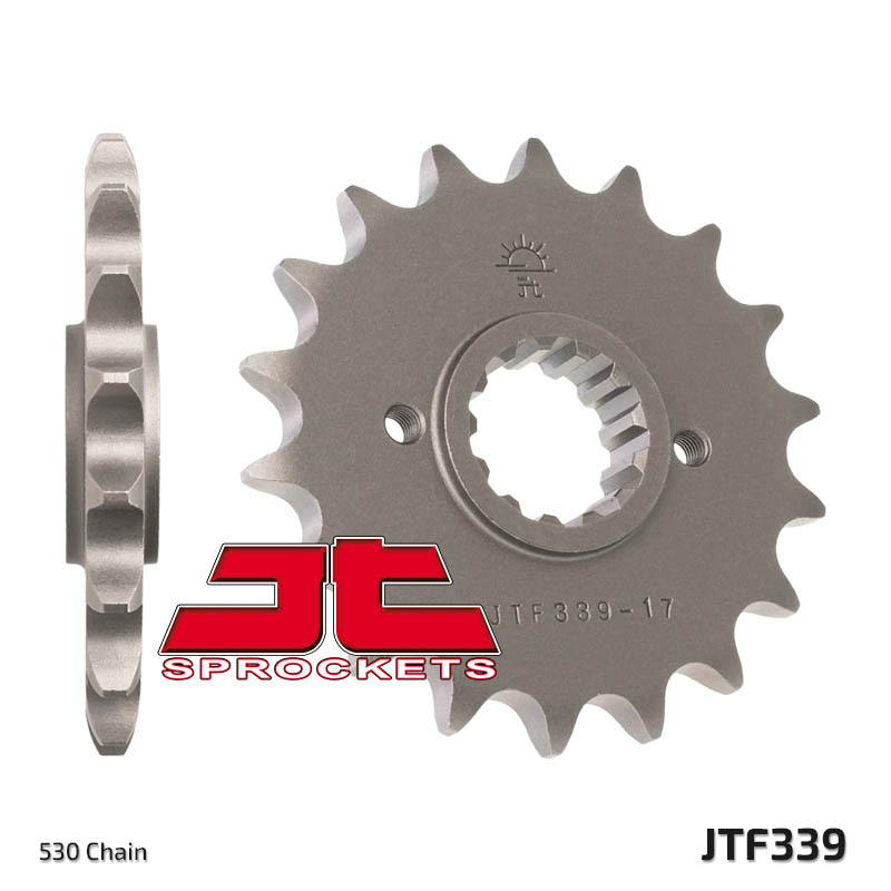 JT SPROCKETS Steel Standard Front Sprocket 339 - 530, Size 100 mm, Size 100 mm