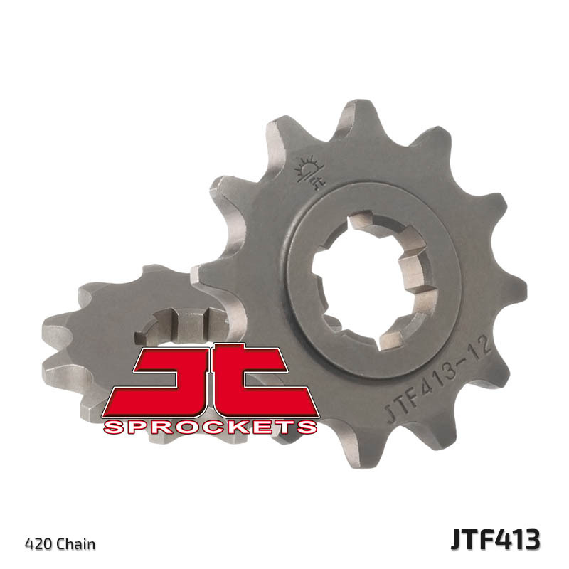 JT SPROCKETS Steel Standard Front Sprocket 413 - 420