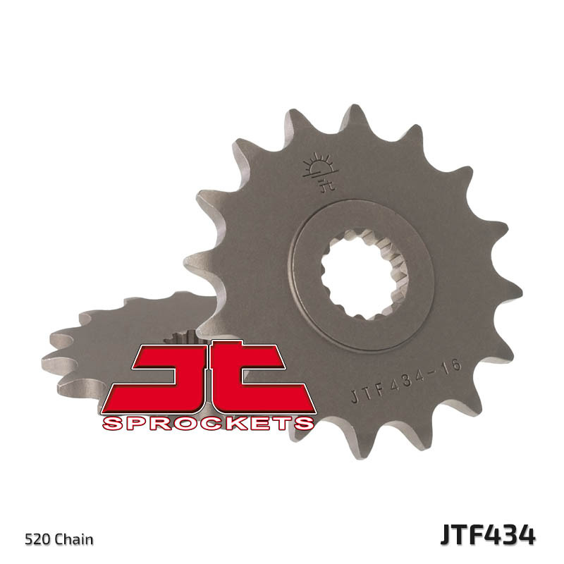 JT SPROCKETS Steel Standard Front Sprocket 434 - 520, Size 100 mm, Size 100 mm