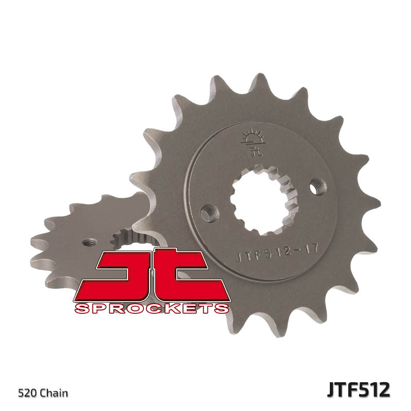 JT SPROCKETS Steel Standard Front Sprocket 512 - 520, Size 100 mm, Size 100 mm