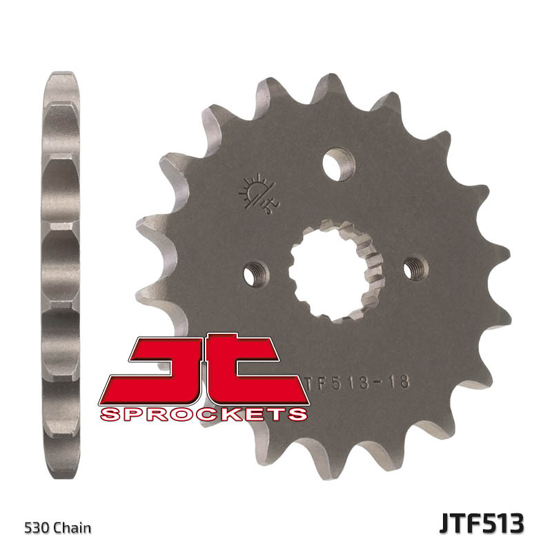 JT SPROCKETS Steel Standard Front Sprocket 513 - 530, Size 100 mm, Size 100 mm
