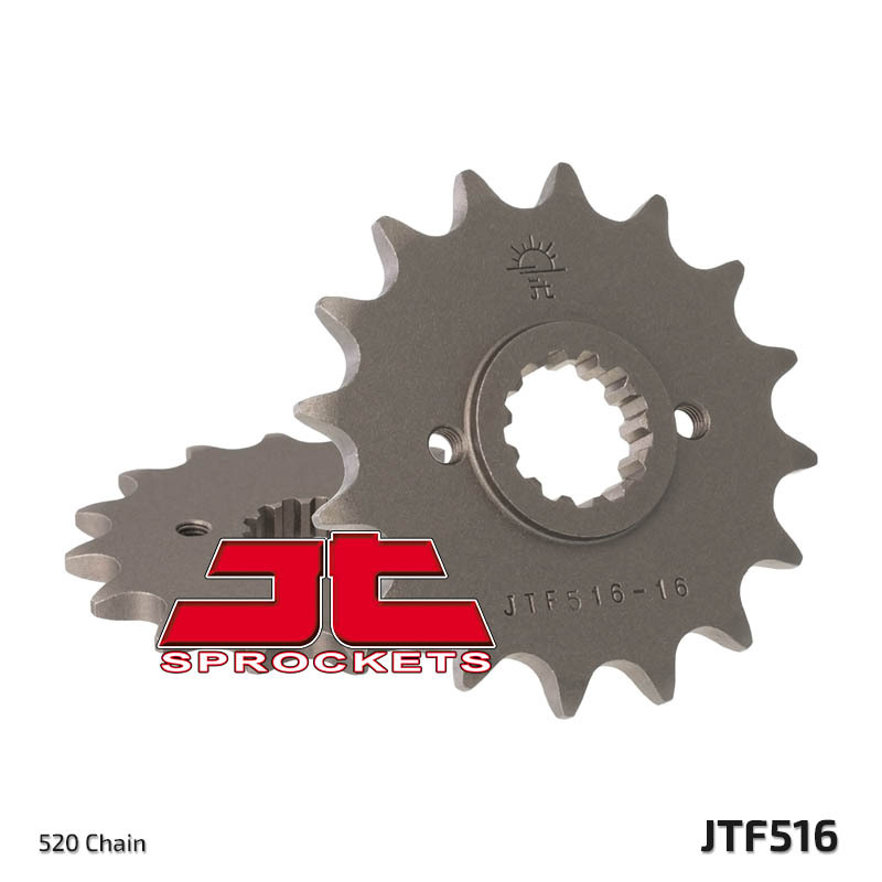 JT SPROCKETS Steel Standard Front Sprocket 516 - 520, Size 100 mm, Size 100 mm