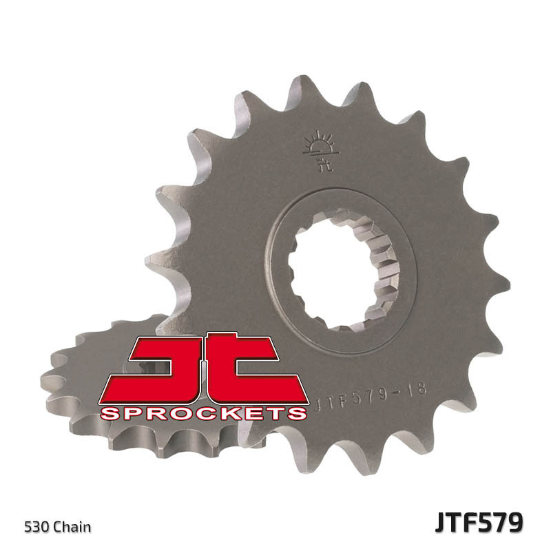 JT SPROCKETS Piñón de acero estándar 579 - 530