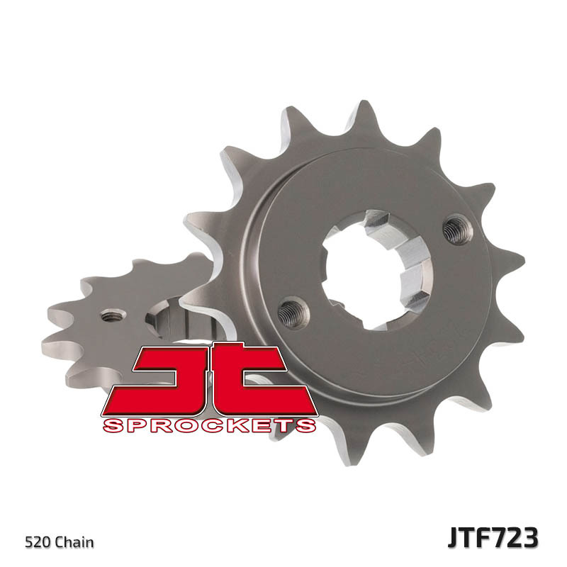 JT SPROCKETS Steel Standard Front Sprocket 723 - 520, Size 100 mm, Size 100 mm