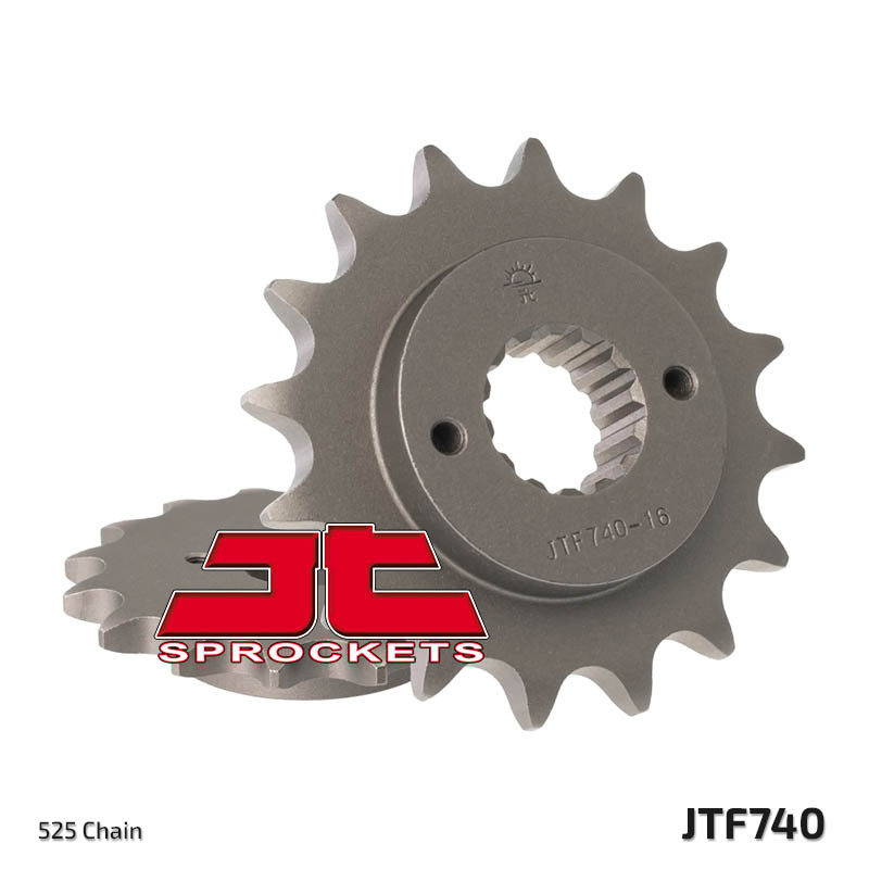 JT SPROCKETS Steel Standard Front Sprocket 740 - 525, Size 100 mm, Size 100 mm