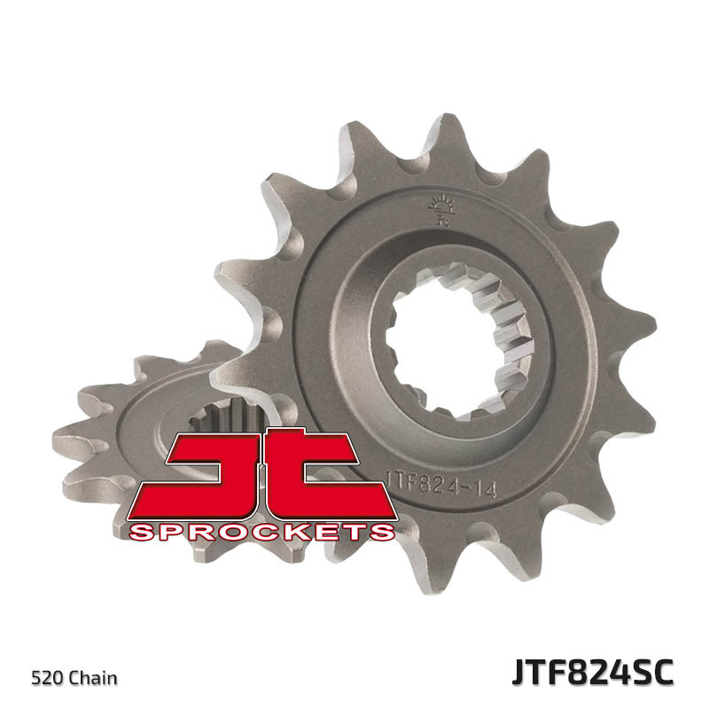 JT SPROCKETS Steel Self-Cleaning Front Sprocket 824 - 520