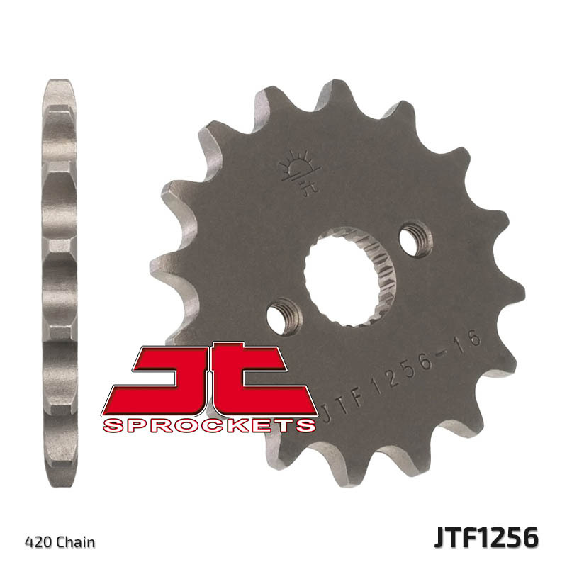 JT SPROCKETS Steel Standard Front Sprocket 1256 - 420, Size 105 cm, Size 105 cm