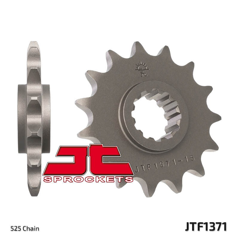 JT SPROCKETS Steel Standard Front Sprocket 1371 - 525, Size 100 mm, Size 100 mm