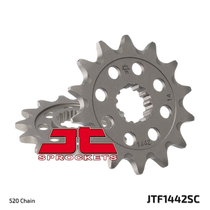 JT SPROCKETS Steel Self-Cleaning Front Sprocket 1442 - 520