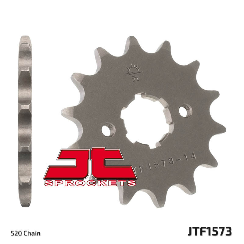 JT SPROCKETS Steel Standard Front Sprocket 1573 - 520, Size 100 mm, Size 100 mm