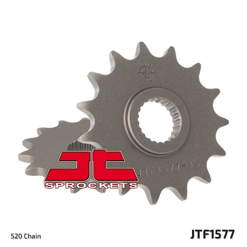 JT SPROCKETS Steel Standard Front Sprocket 1577 - 520, Size 100 mm, Size 100 mm