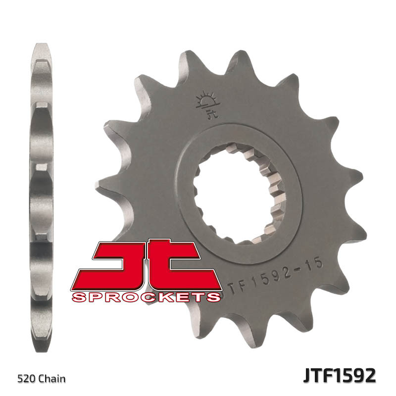 JT SPROCKETS Steel Standard Front Sprocket 1592 - 520