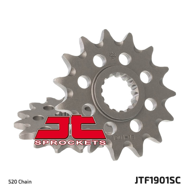 JT SPROCKETS Steel Self-Cleaning Front Sprocket 1901 - 520