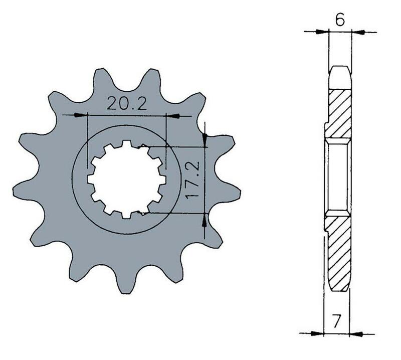 TECNIUM Steel Standard Front Sprocket 1120 - 420
