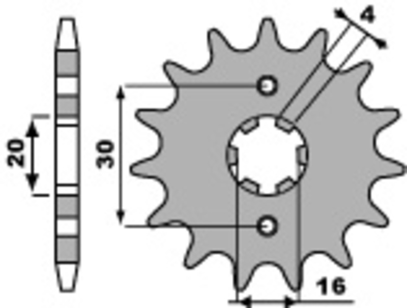 PBR Steel Standard Front Sprocket 717 - 520
