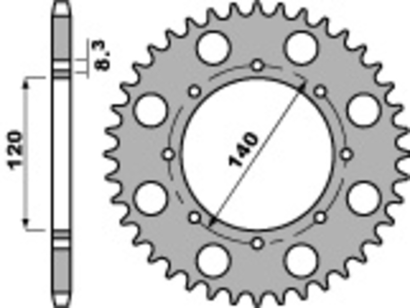 PBR Couronne acier standard 491 - 520