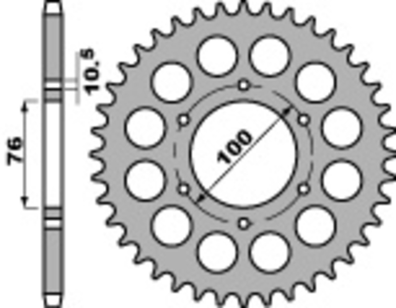 PBR Couronne acier standard 816 - 530